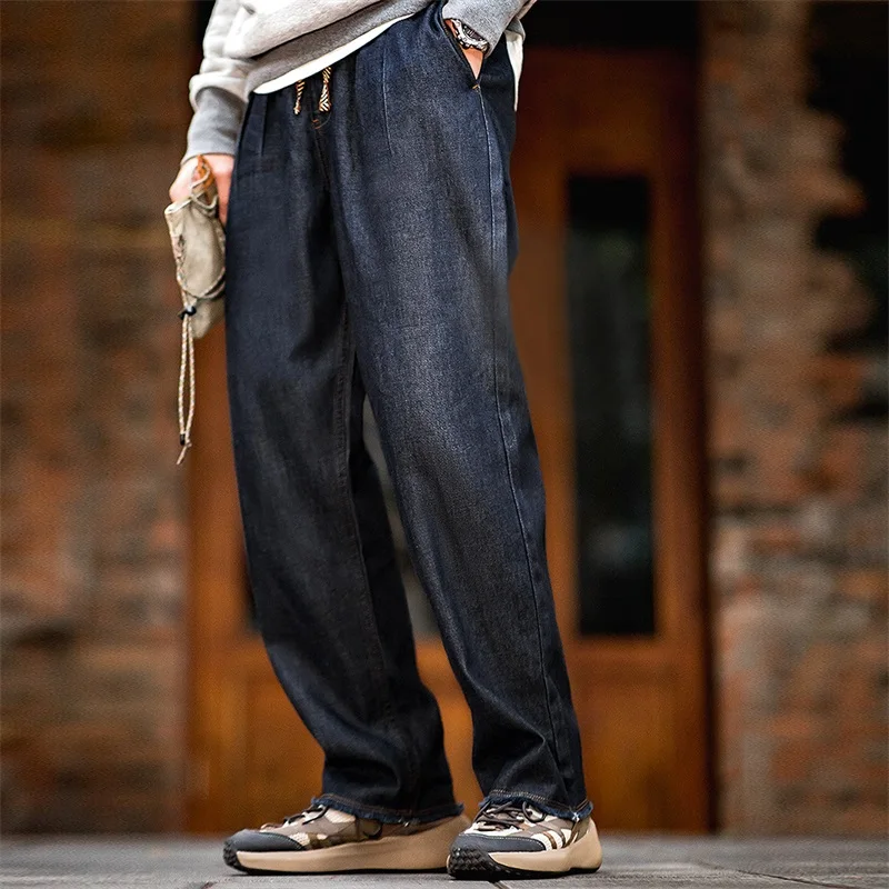 Levis Jeans 501 - Maden celana Jeans kasual untuk pria,